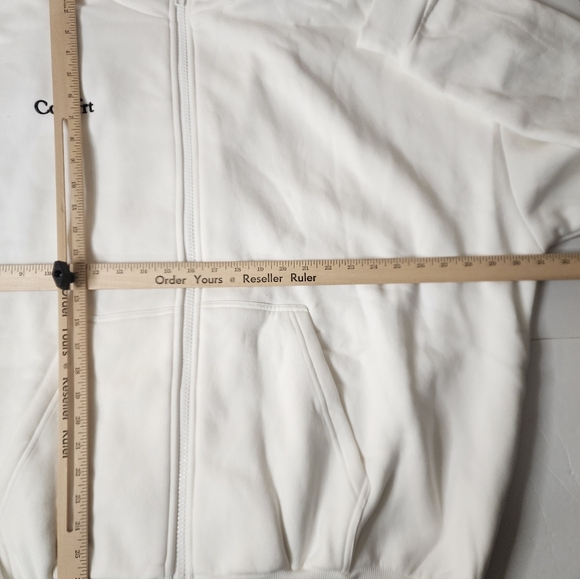 Comfrt Cloud Zip Hoodie Unisex Small Large XL Snow Full Zip Oversized - Picture 12 of 13